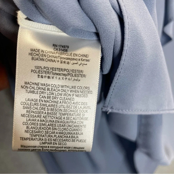 BCBGMaxAzria Kyndal Regal Lagenlook Chiffon Asymmetrical High Low Dress - Picture 9 of 10